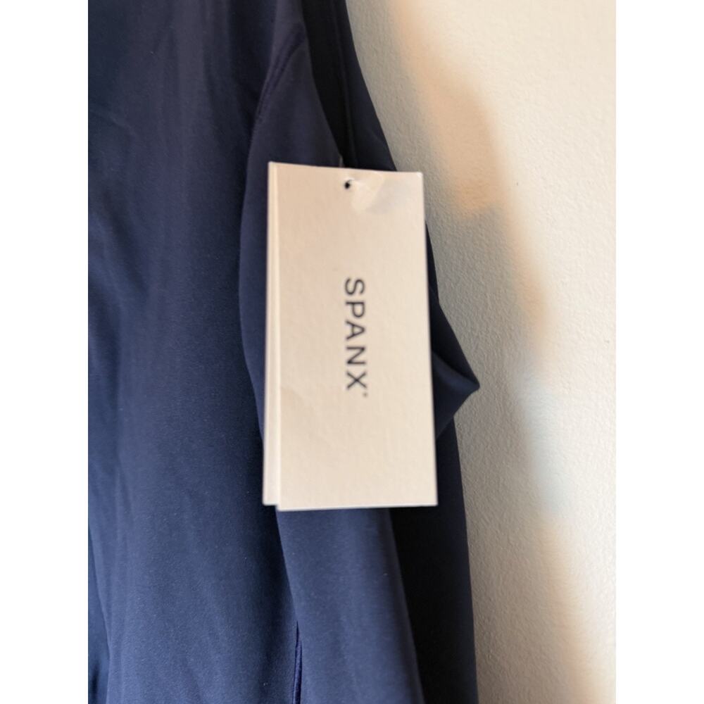 SPANX Shape Get Moving Zip Front Dress Shorts Underneath Navy Sz M NEW NWT $138 - Picture 12 of 15